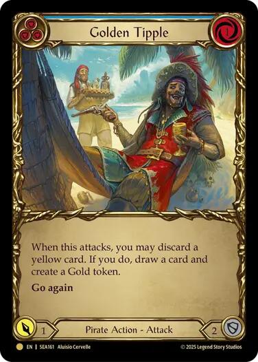 Golden Tipple (Blue) (Treasure) [SEA161] (High Seas)  Cold Foil | Good Games North