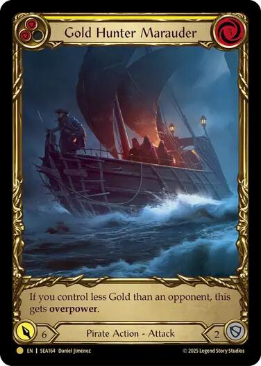 Gold Hunter Marauder (Treasure) [SEA164] (High Seas)  Cold Foil | Good Games North