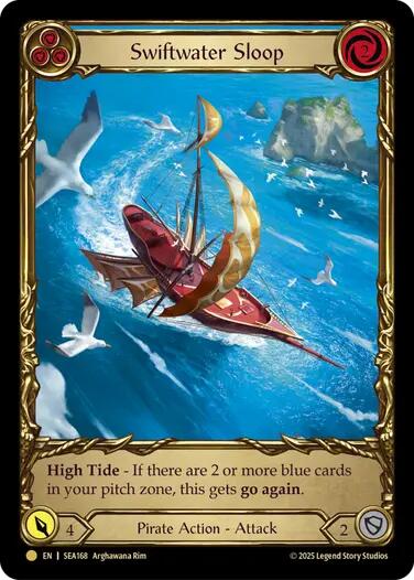 Swiftwater Sloop (Blue) (Treasure) [SEA168] (High Seas)  Cold Foil | Good Games North