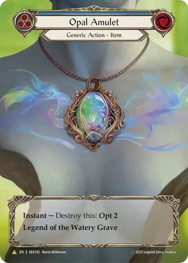 Opal Amulet (Treasure) [SEA192] (High Seas)  Cold Foil | Good Games North