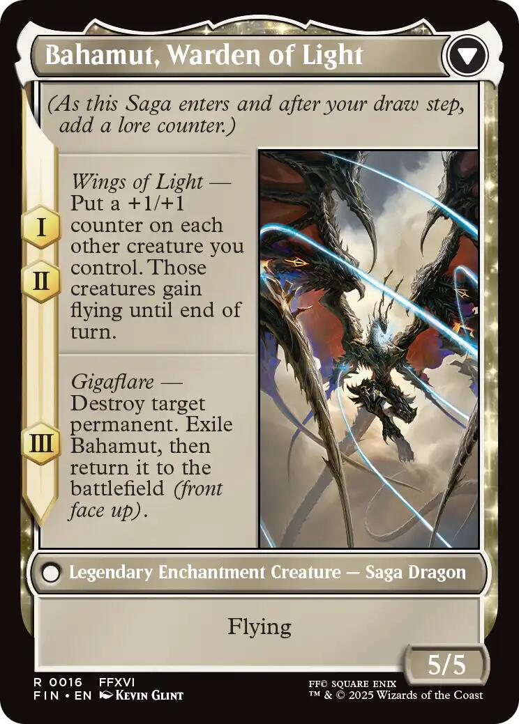 Dion, Bahamut's Dominant // Bahamut, Warden of Light [FINAL FANTASY] | Good Games North