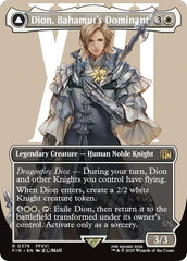 Dion, Bahamut's Dominant // Bahamut, Warden of Light (Borderless) [FINAL FANTASY] | Good Games North