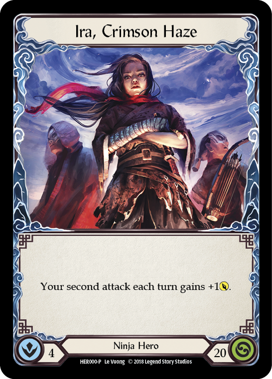 Ira, Crimson Haze [HER000-P] (Promo)  1st Edition Cold Foil | Good Games North