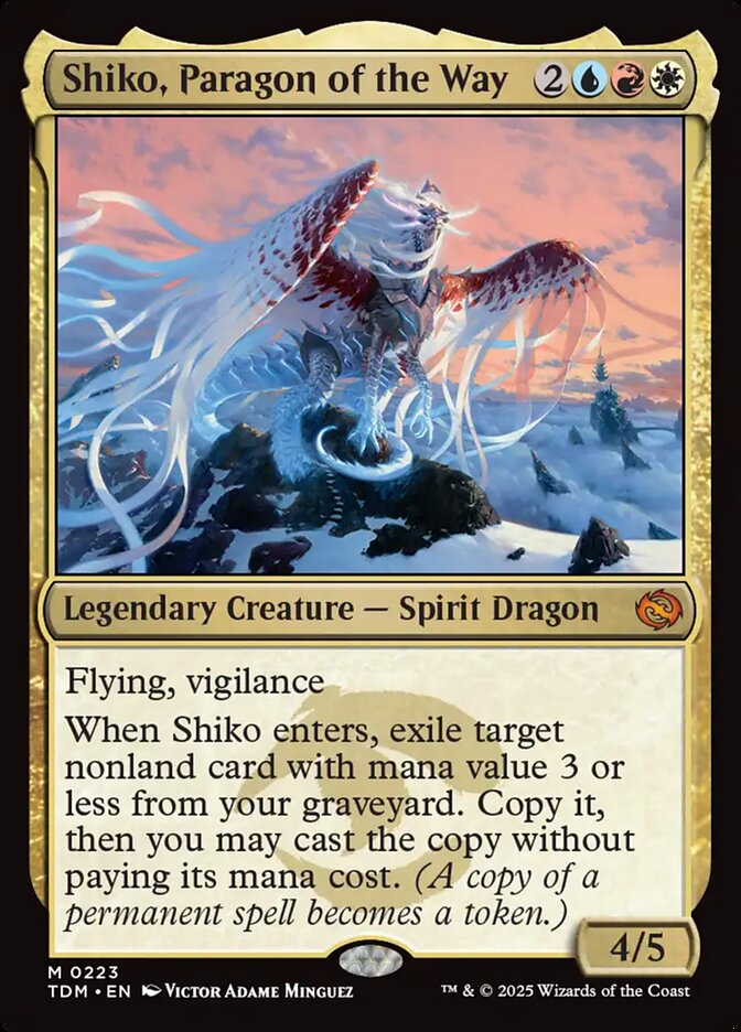 Shiko, Paragon of the Way 223 (Tarkir: Dragonstorm)  | Good Games North