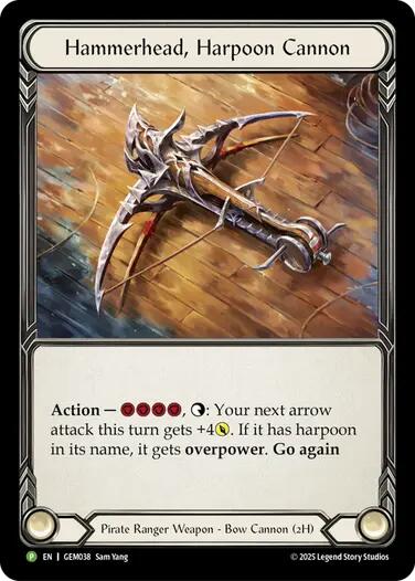 Hammerhead, Harpoon Cannon [GEM038] (GEM Pack 2)  Cold Foil | Good Games North
