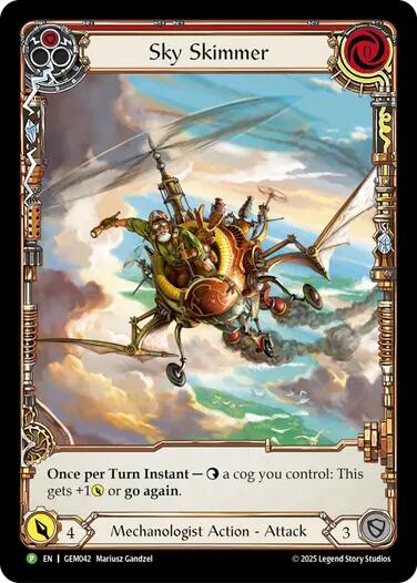 Sky Skimmer (Red) [GEM042] (GEM Pack 2) | Good Games North