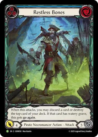 Restless Bones (Blue) [GEM050] (GEM Pack 2) | Good Games North