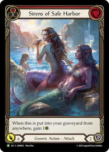 Sirens of Safe Harbor (Red) [GEM063] (GEM Pack 2) | Good Games North