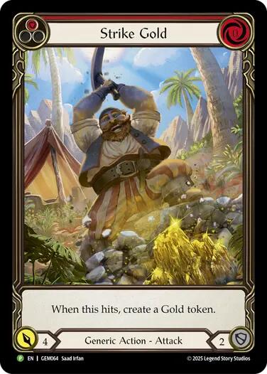 Strike Gold (Red) [GEM064] (GEM Pack 2) | Good Games North
