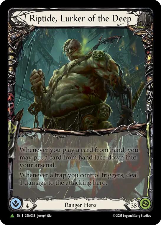 Riptide, Lurker of the Deep (Marvel) [GEM033] (GEM Pack 2)  Cold Foil | Good Games North