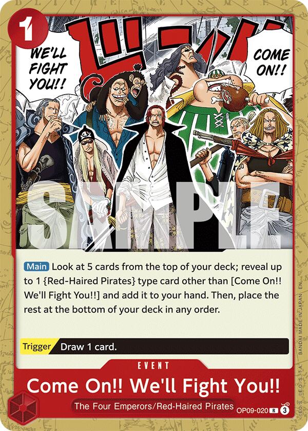 Come On!! We'll Fight You!! (Reprint) [Starter Deck: Red Shanks] | Good Games North