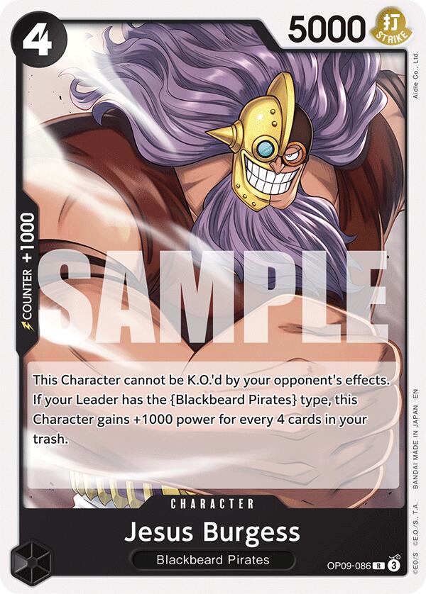 Jesus Burgess (Reprint) [Starter Deck: Black Marshall.D.Teach] | Good Games North