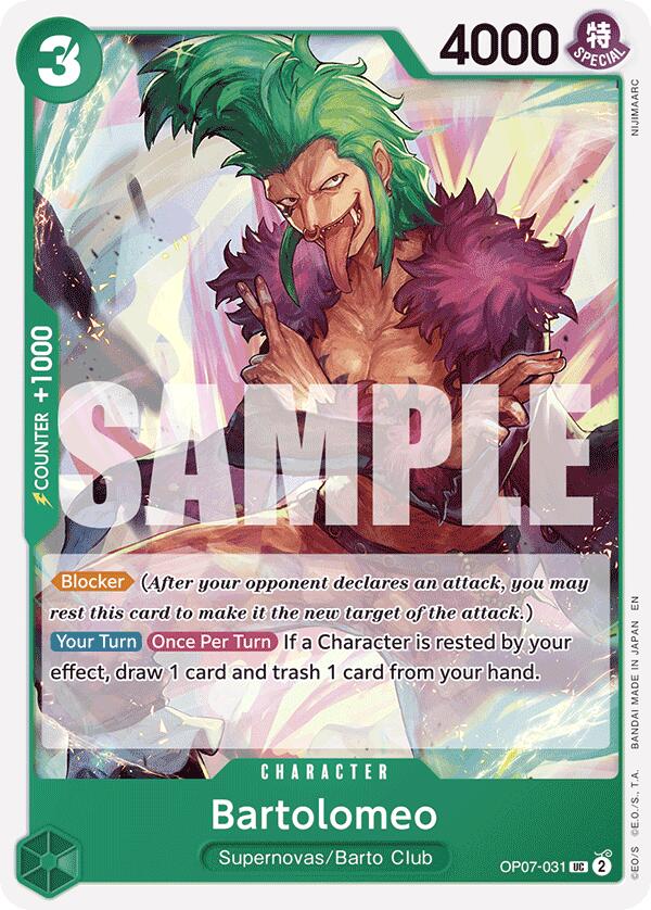 Bartolomeo (Reprint) [Starter Deck: GREEN Jewelry Bonney] | Good Games North