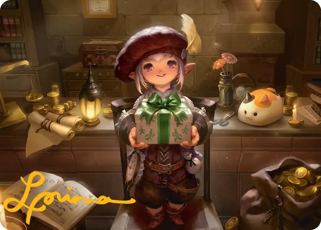 Tataru Taru Art Card (Gold-Stamped Signature) [FINAL FANTASY Art Series] | Good Games North