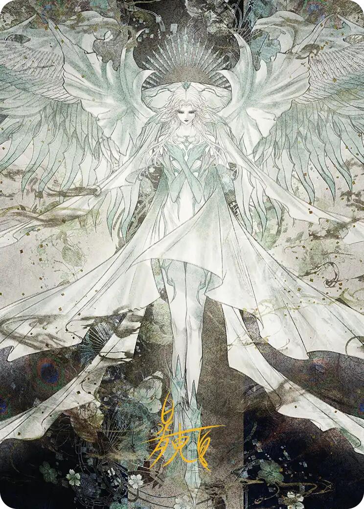 Hydaelyn, the Mothercrystal Art Card (Gold-Stamped Signature) [FINAL FANTASY Art Series] | Good Games North