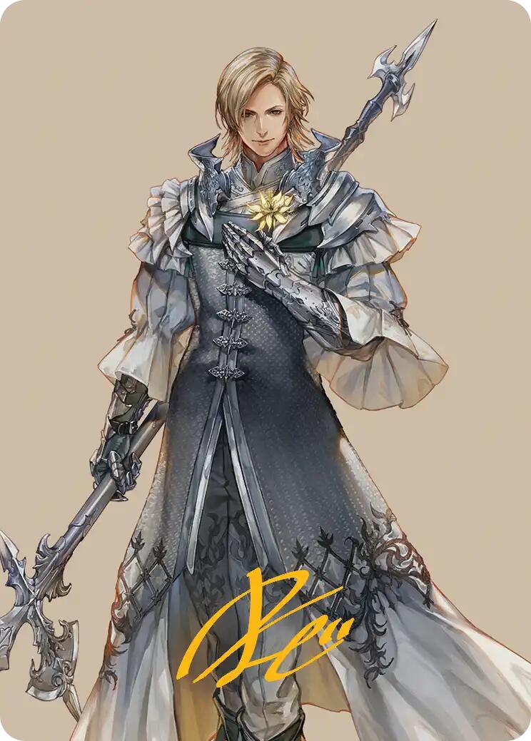 Dion, Bahamut's Dominant Art Card (Gold-Stamped Signature) [FINAL FANTASY Art Series] | Good Games North
