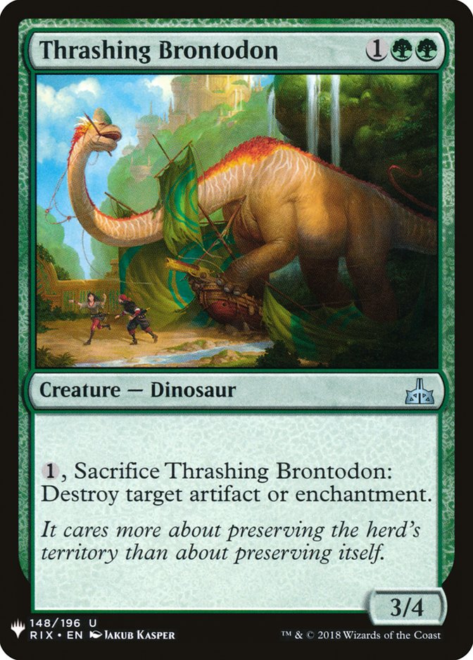 Thrashing Brontodon [Mystery Booster] | Good Games North