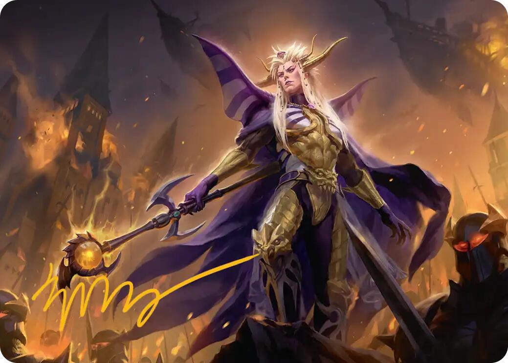 The Emperor of Palamecia Art Card (Gold-Stamped Signature) [FINAL FANTASY Art Series] | Good Games North