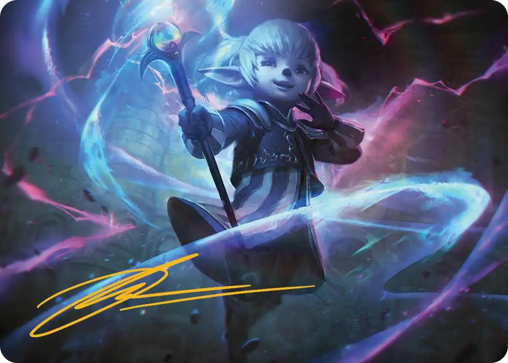 Shantotto, Tactician Magician Art Card (Gold-Stamped Signature) [FINAL FANTASY Art Series] | Good Games North