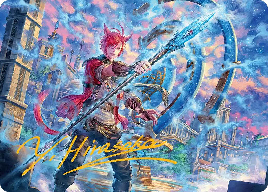 G'raha Tia, Scion Reborn Art Card (19) (Gold-Stamped Signature) [FINAL FANTASY Art Series] | Good Games North