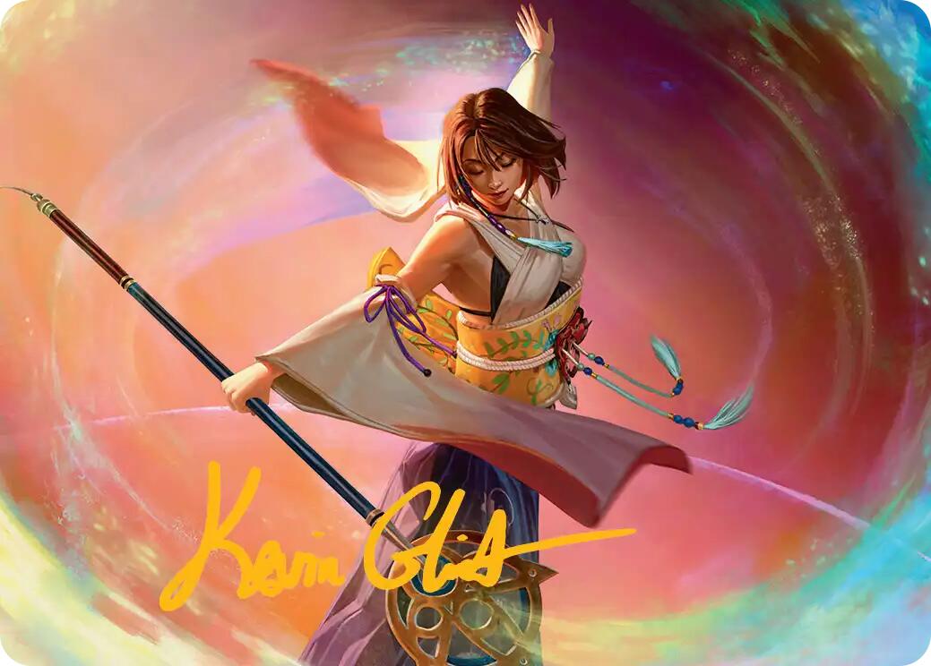 Yuna, Grand Summoner Art Card (Gold-Stamped Signature) [FINAL FANTASY Art Series] | Good Games North