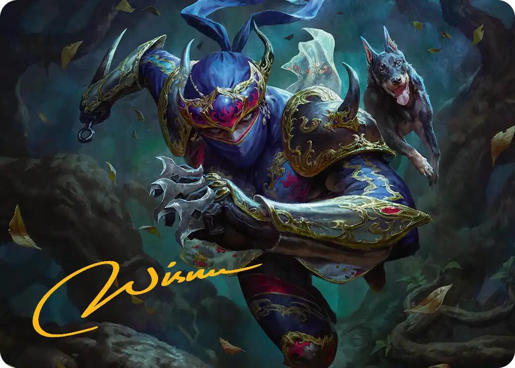 Shadow, Mysterious Assassin Art Card (Gold-Stamped Signature) [FINAL FANTASY Art Series] | Good Games North