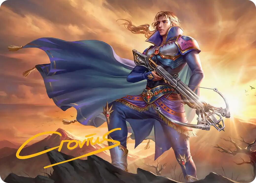 Edgar, Master Machinist Art Card (Gold-Stamped Signature) [FINAL FANTASY Art Series] | Good Games North