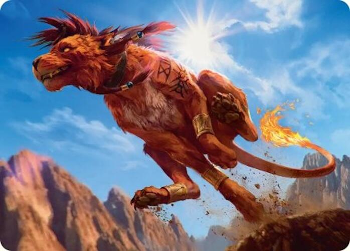 Red XIII, Proud Warrior Art Card [FINAL FANTASY Art Series] | Good Games North
