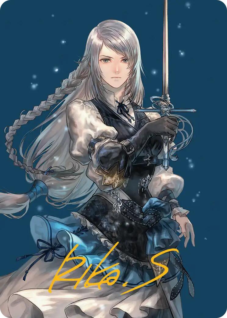Jill, Shiva's Dominant Art Card (Gold-Stamped Signature) [FINAL FANTASY Art Series] | Good Games North