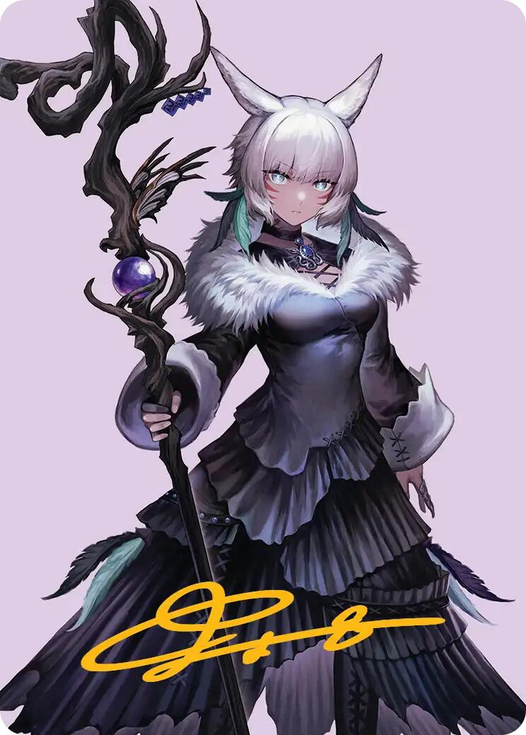 Y'shtola, Night's Blessed Art Card (53) (Gold-Stamped Signature) [FINAL FANTASY Art Series] | Good Games North