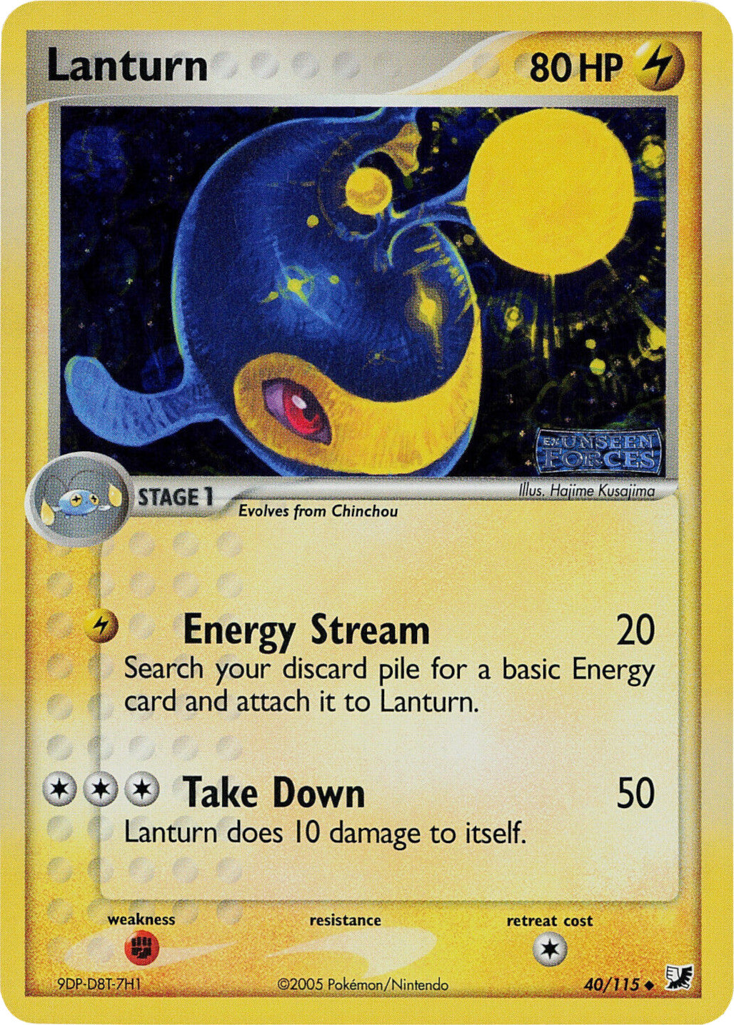 Lanturn (40/115) (Stamped) [EX: Unseen Forces] | Good Games North