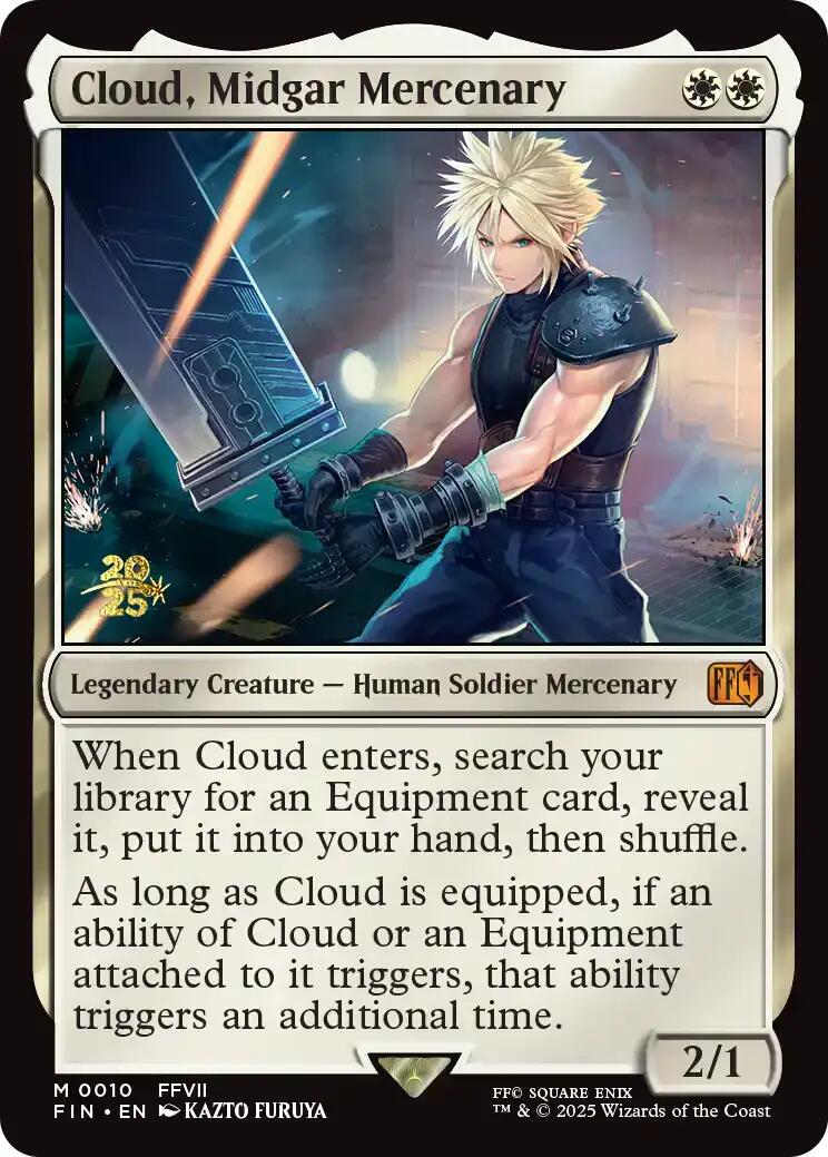 Cloud, Midgar Mercenary [FINAL FANTASY Prerelease Promo] | Good Games North