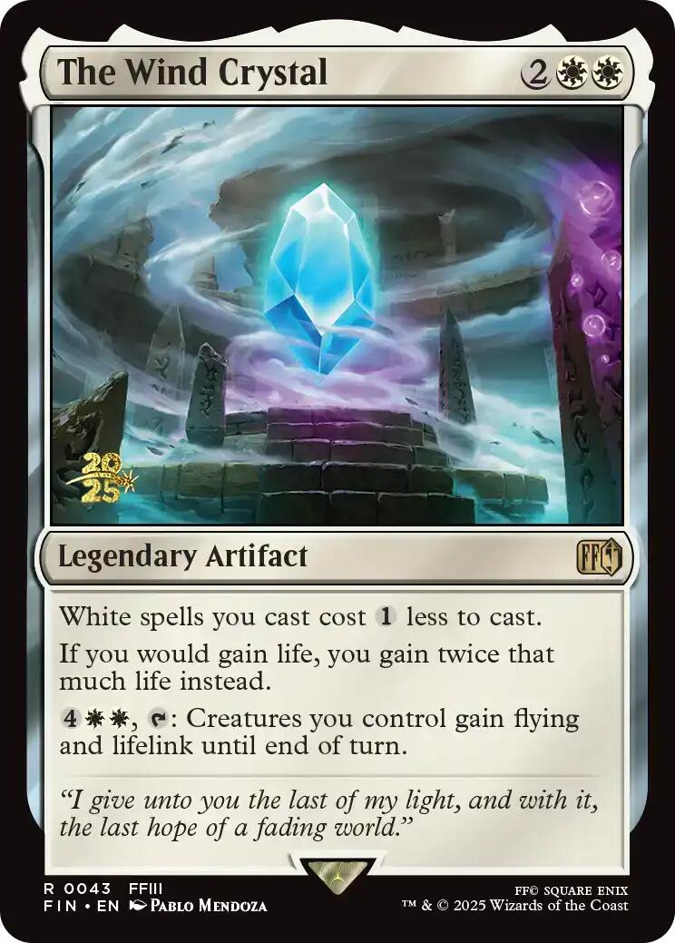 The Wind Crystal [FINAL FANTASY Prerelease Promo] | Good Games North