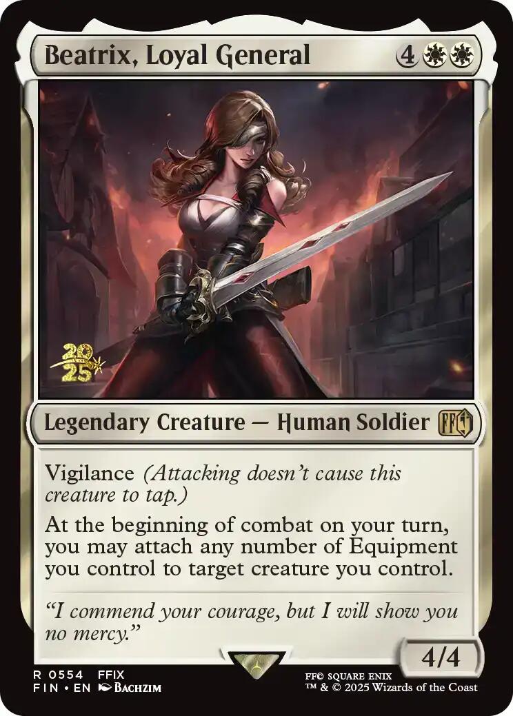 Beatrix, Loyal General [FINAL FANTASY Prerelease Promo] | Good Games North