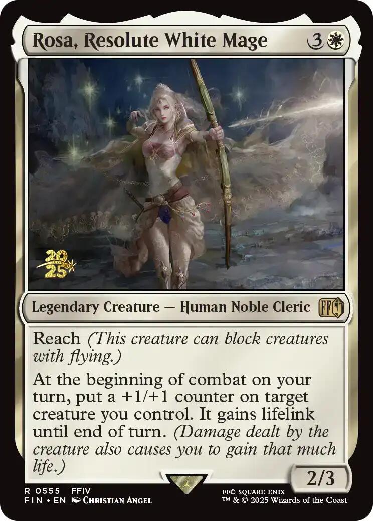 Rosa, Resolute White Mage [FINAL FANTASY Prerelease Promo] | Good Games North
