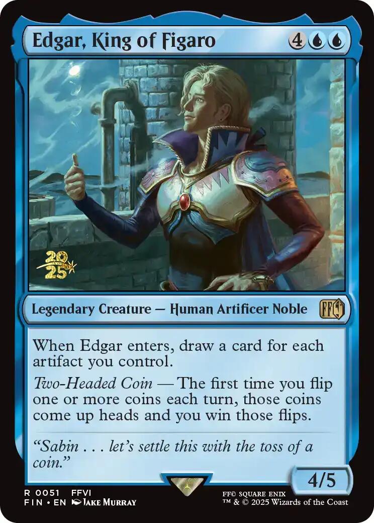 Edgar, King of Figaro [FINAL FANTASY Prerelease Promo] | Good Games North