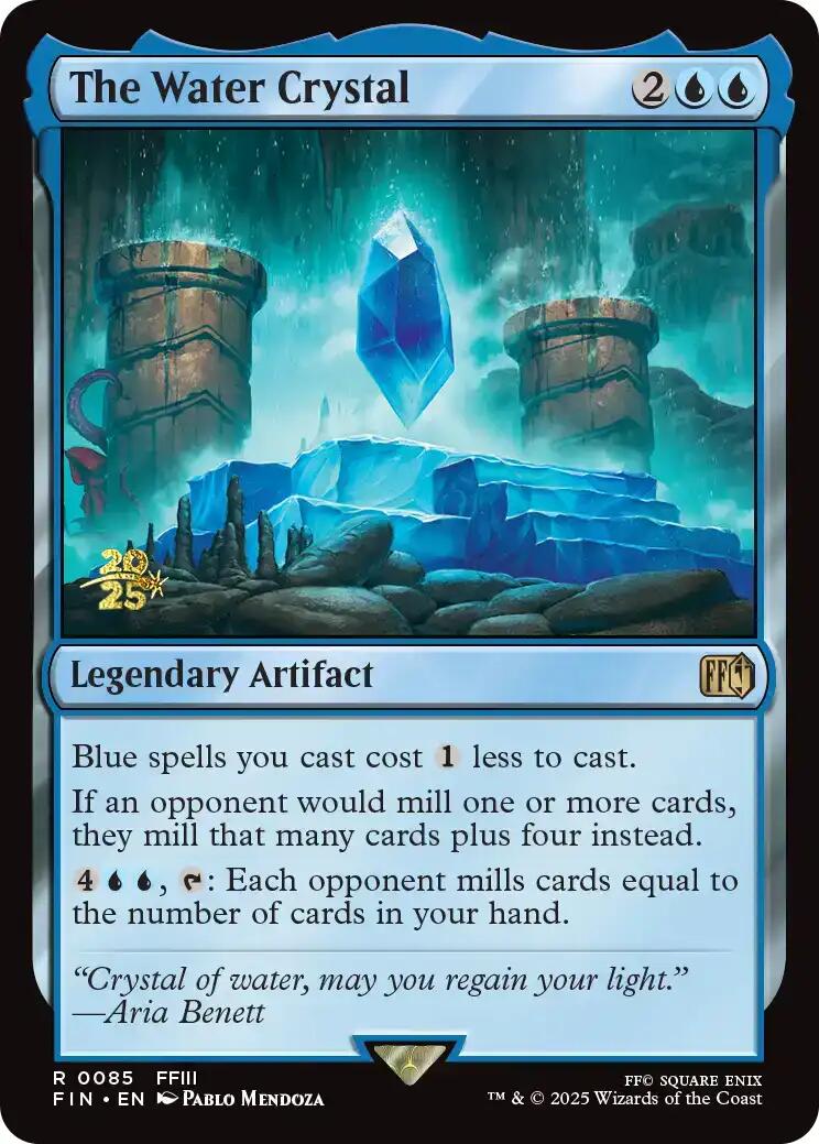 The Water Crystal [FINAL FANTASY Prerelease Promo] | Good Games North