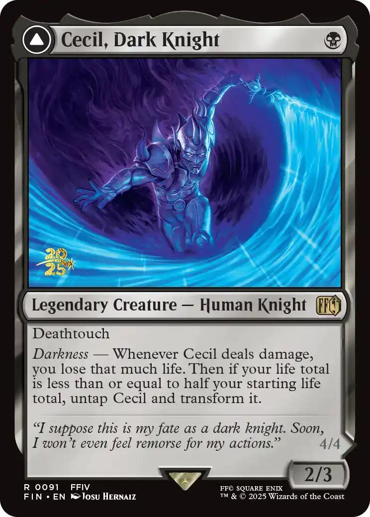 Cecil, Dark Knight [FINAL FANTASY Prerelease Promo] | Good Games North