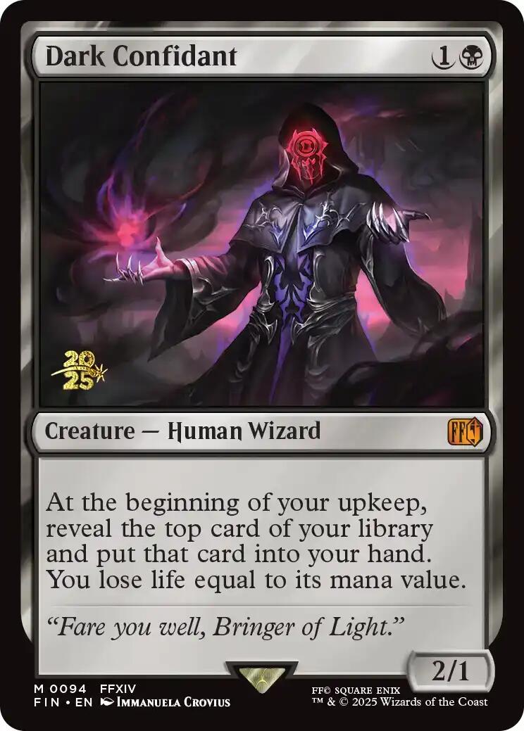 Dark Confidant [FINAL FANTASY Prerelease Promo] | Good Games North