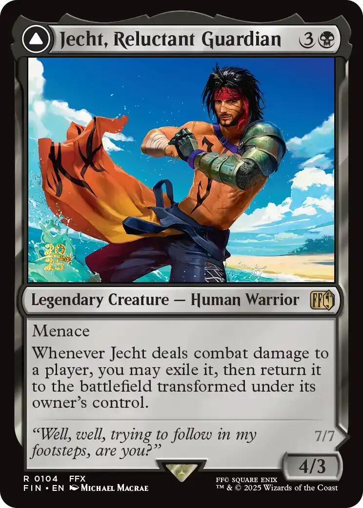 Jecht, Reluctant Guardian // Braska's Final Aeon [FINAL FANTASY Prerelease Promo] | Good Games North