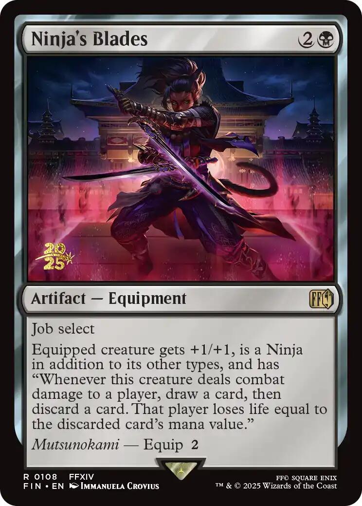 Ninja's Blades [FINAL FANTASY Prerelease Promo] | Good Games North
