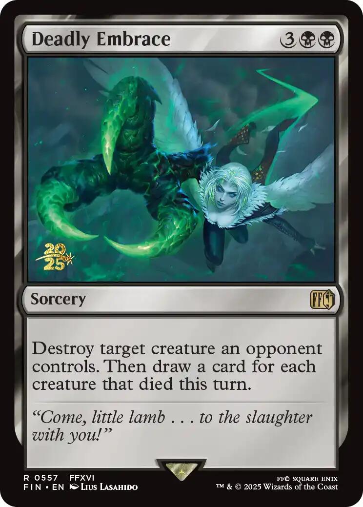 Deadly Embrace [FINAL FANTASY Prerelease Promo] | Good Games North