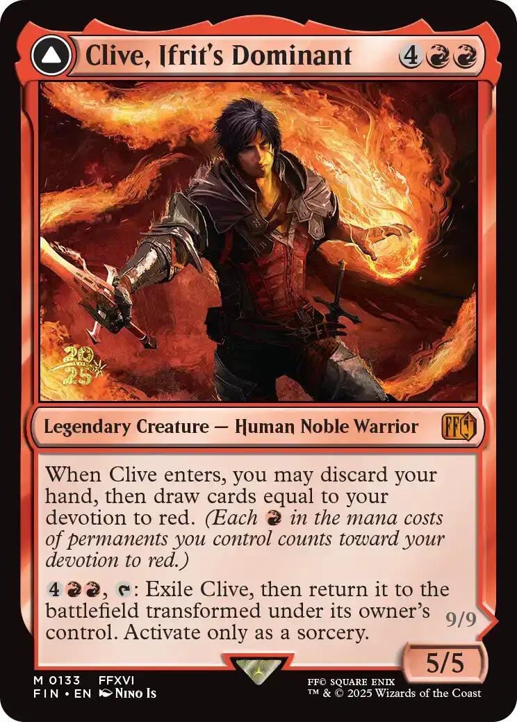Clive, Ifrit's Dominant [FINAL FANTASY Prerelease Promo] | Good Games North