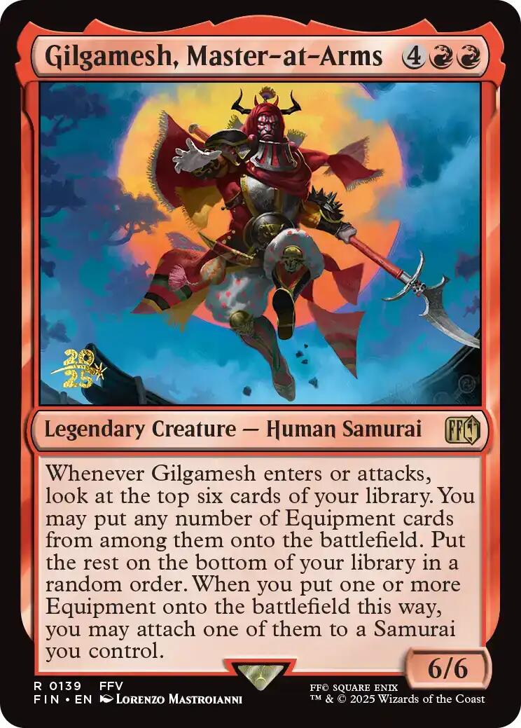 Gilgamesh, Master-at-Arms [FINAL FANTASY Prerelease Promo] | Good Games North