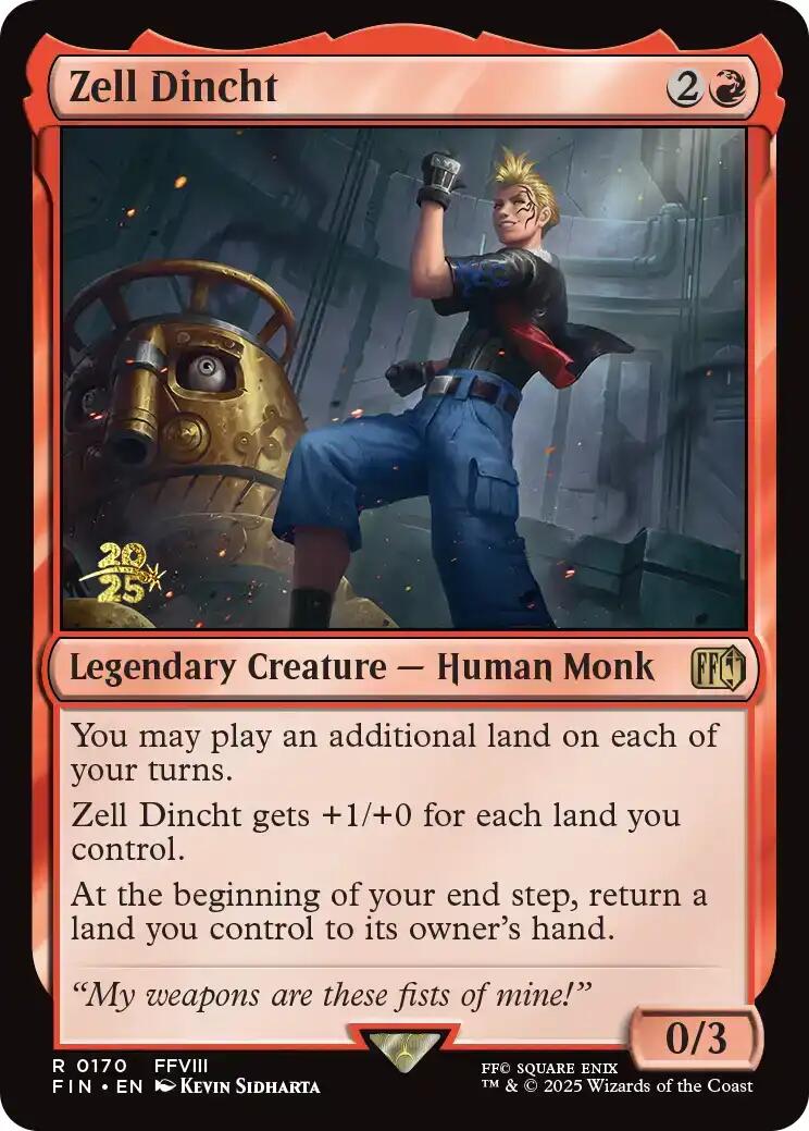 Zell Dincht [FINAL FANTASY Prerelease Promo] | Good Games North