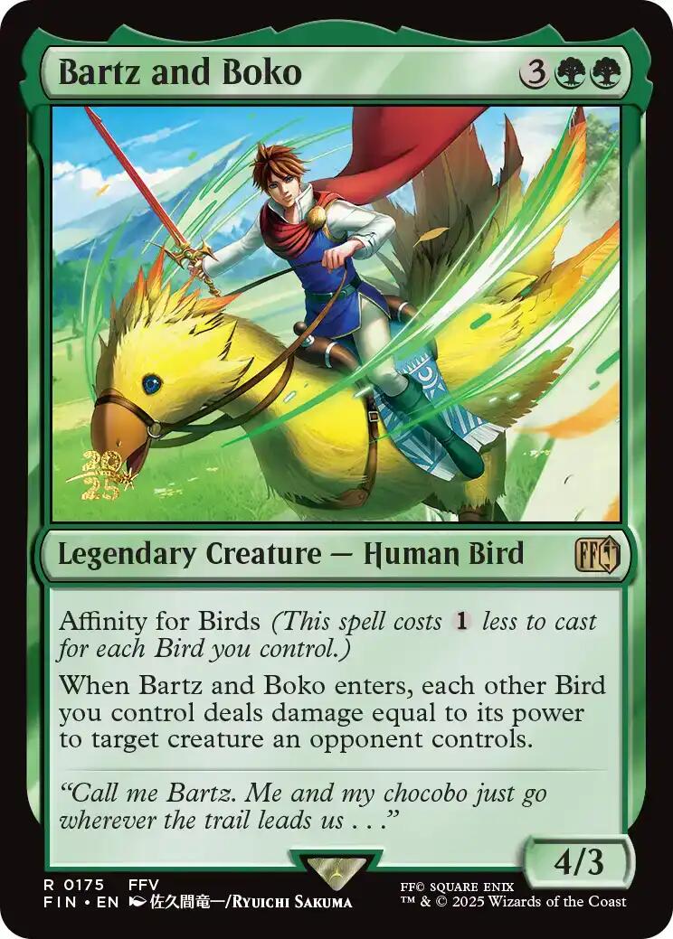 Bartz and Boko [FINAL FANTASY Prerelease Promo] | Good Games North