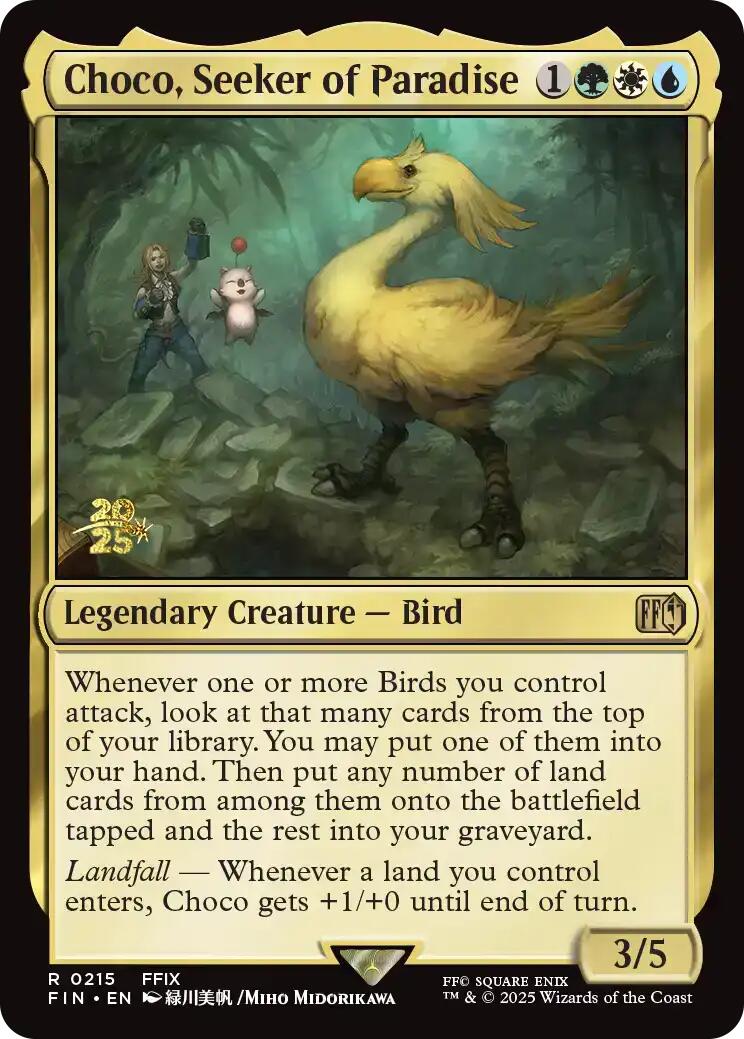 Choco, Seeker of Paradise [FINAL FANTASY Prerelease Promo] | Good Games North