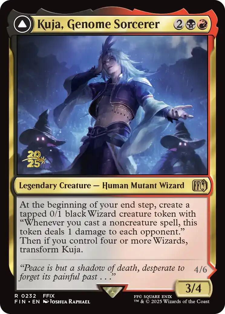Kuja, Genome Sorcerer // Trance Kuja, Fate Defied [FINAL FANTASY Prerelease Promo] | Good Games North