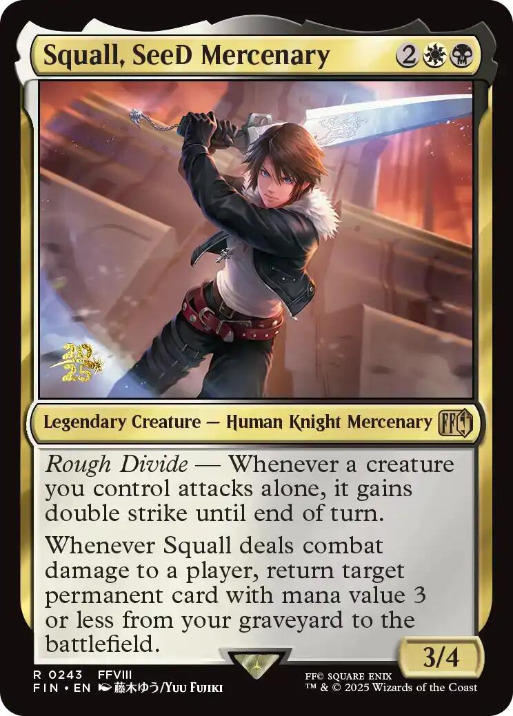 Squall, SeeD Mercenary [FINAL FANTASY Prerelease Promo] | Good Games North