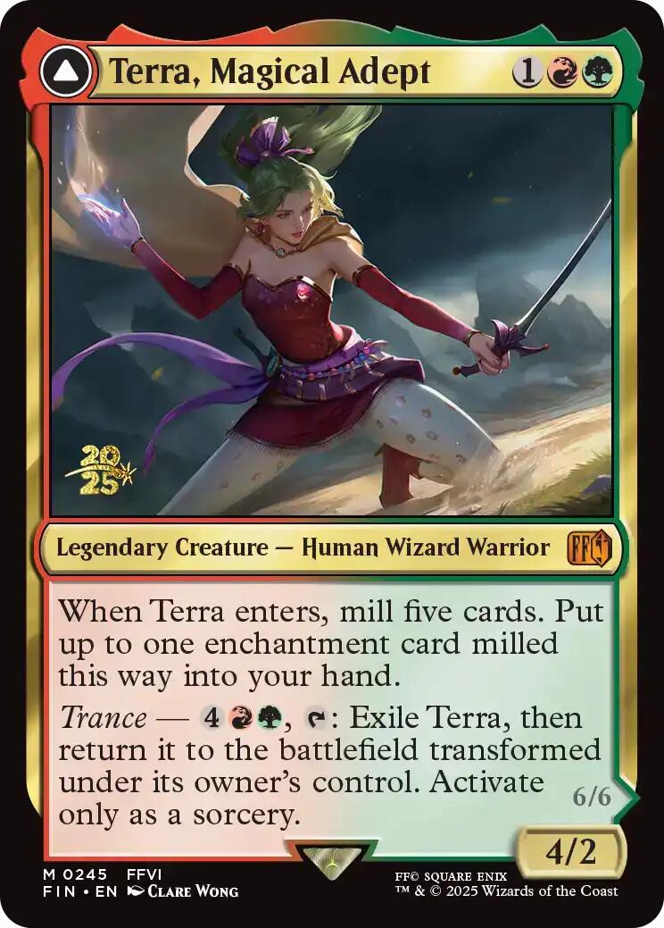 Terra, Magical Adept // Esper Terra [FINAL FANTASY Prerelease Promo] | Good Games North